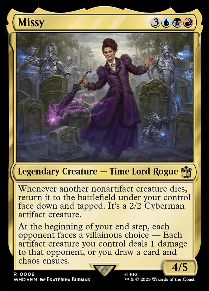 Missy, Doctor Who Card Art