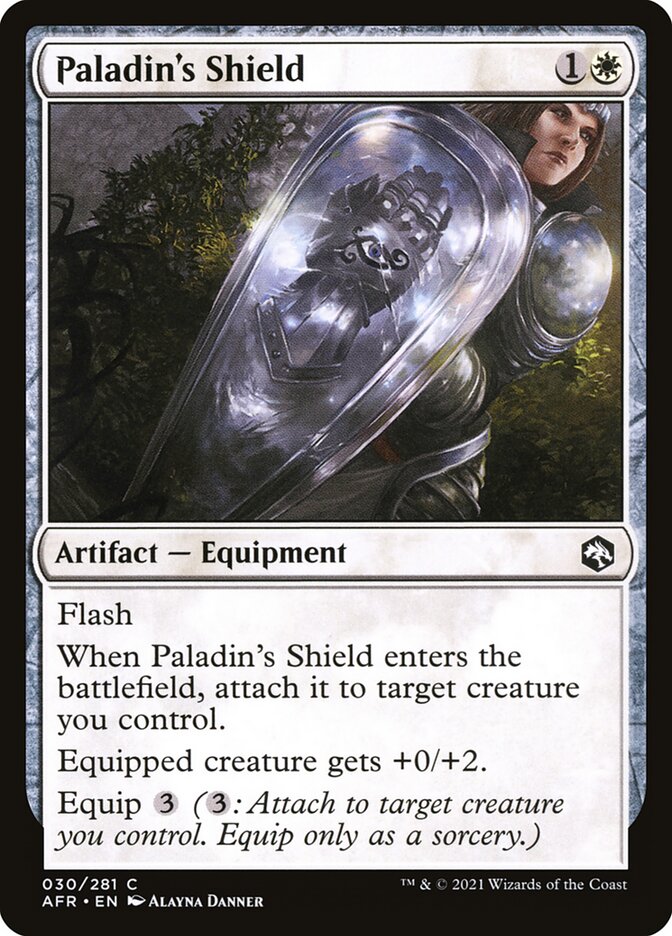 Paladin's Shield, Adventures in the forgotten realms Card Art
