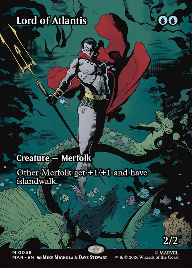 Lord of Atlantis, Marvel Universe Card Art