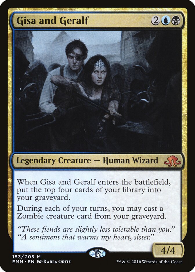 Gisa and Geralf, Eldritch Moon Card Art
