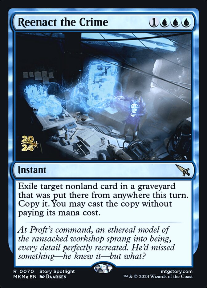 Reenact the Crime, Murders At Karlov Manor Promos Card Art