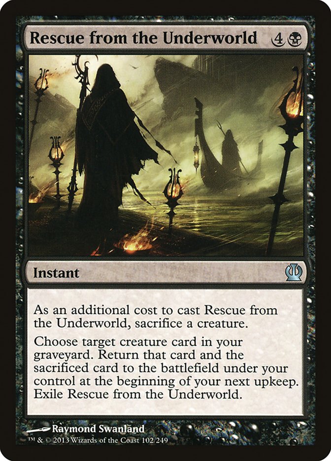 Rescue from the Underworld, Theros Card Art