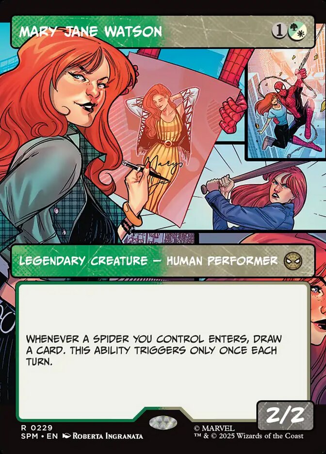 Mary Jane Watson, Marvel'S Spider-Man Card Art