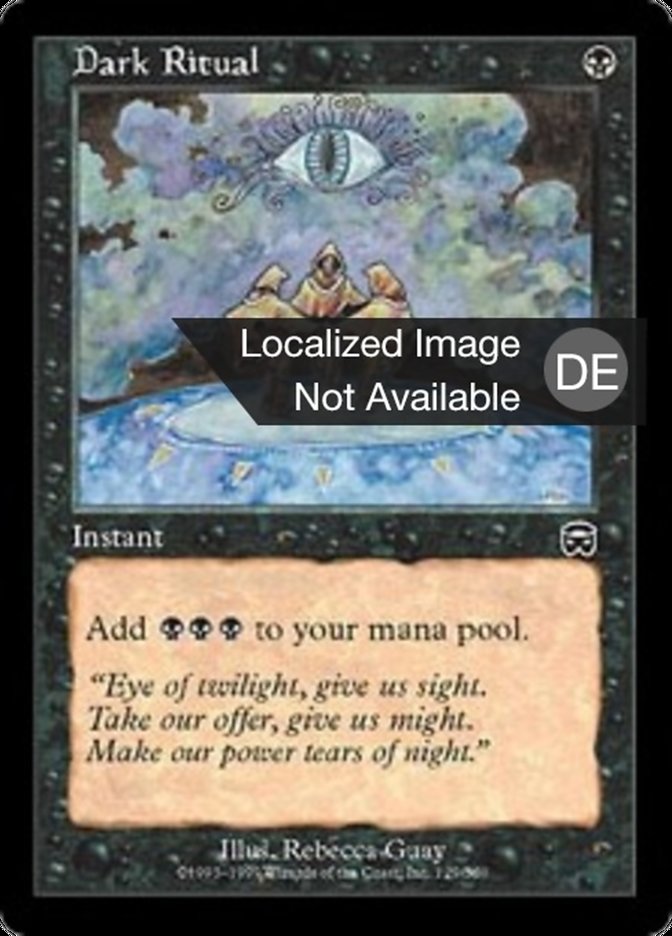 Dark Ritual, Mercadian Masques Card Art