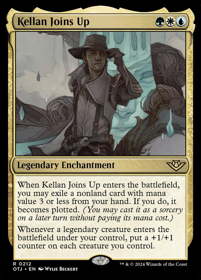 Kellan Joins Up, Outlaws of thunder junction Card Art