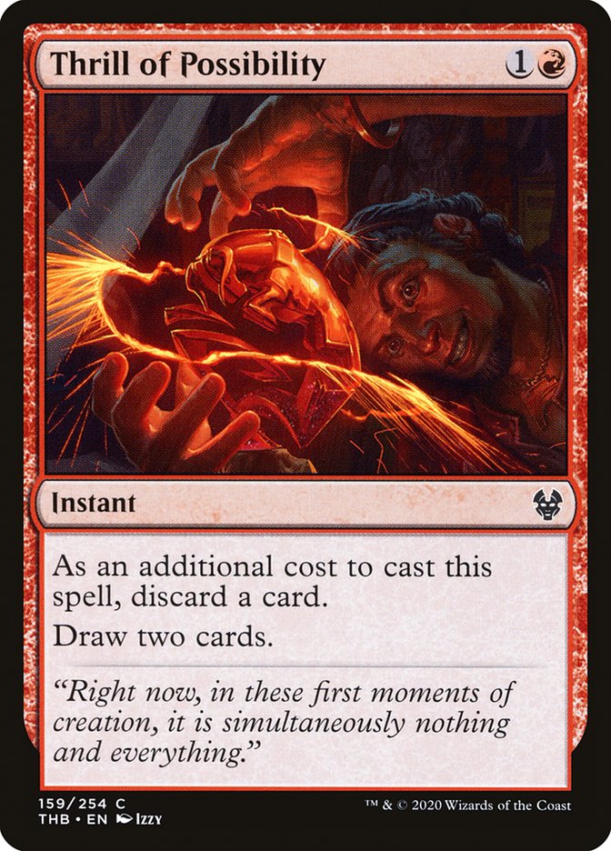 Thrill of Possibility, Theros Beyond Death Card Art