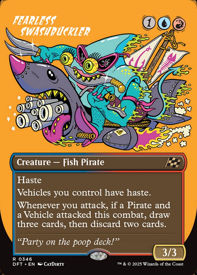 Fearless Swashbuckler, Aetherdrift Card Art