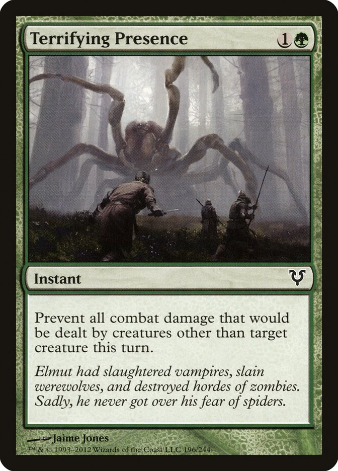 Terrifying Presence, Avacyn Restored Card Art