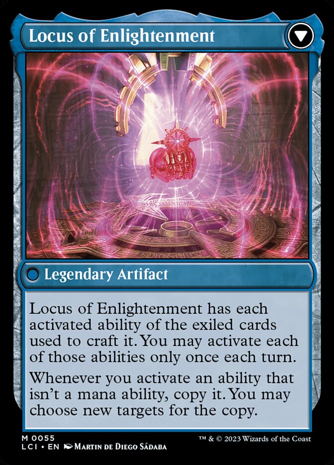 The Enigma Jewel // Locus of Enlightenment, The lost caverns of ixalan Card Art