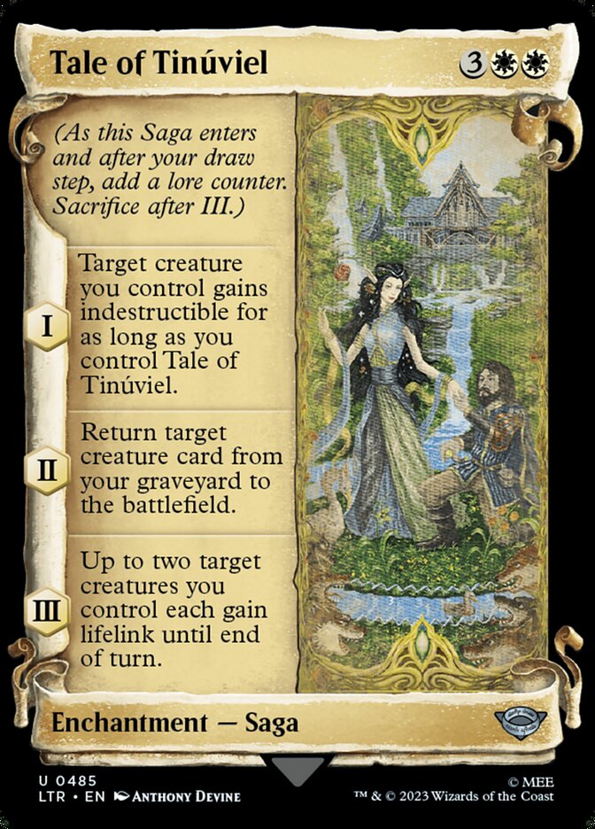 Tale of Tinúviel, The lord of the rings: tales of middle-earth Card Art