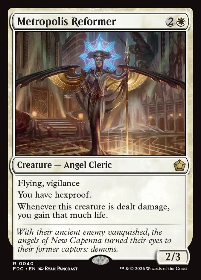 Metropolis Reformer, Foundations Commander Card Art