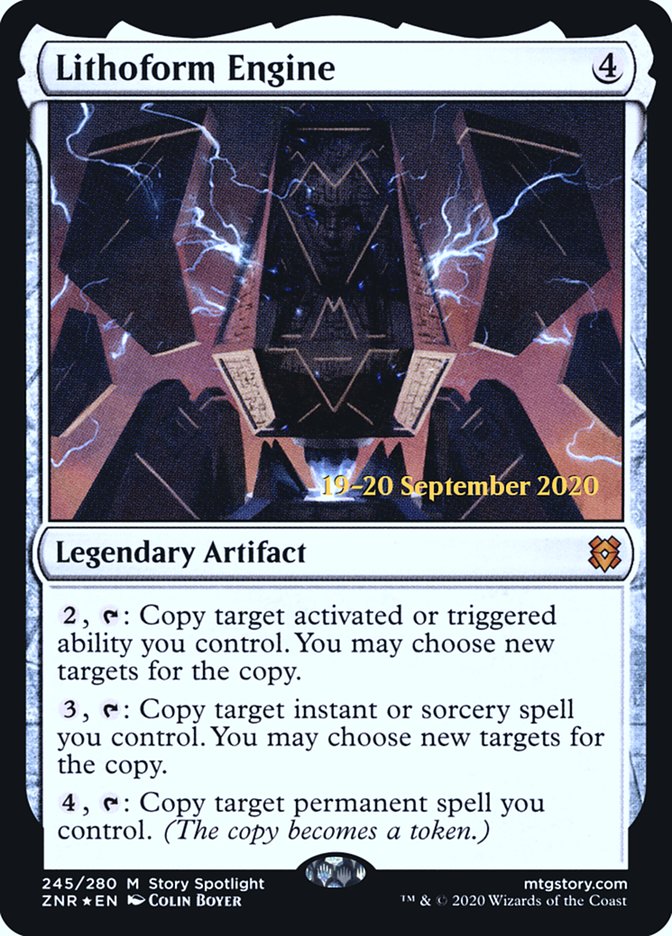 Lithoform Engine, Zendikar rising promos Card Art