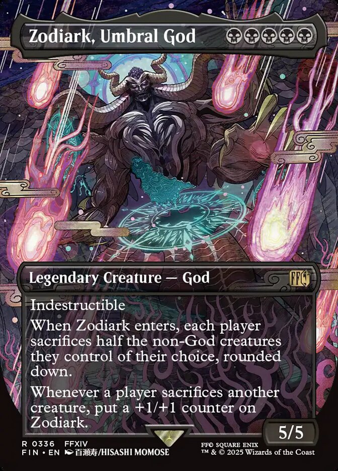 Zodiark, Umbral God, Final Fantasy Card Art