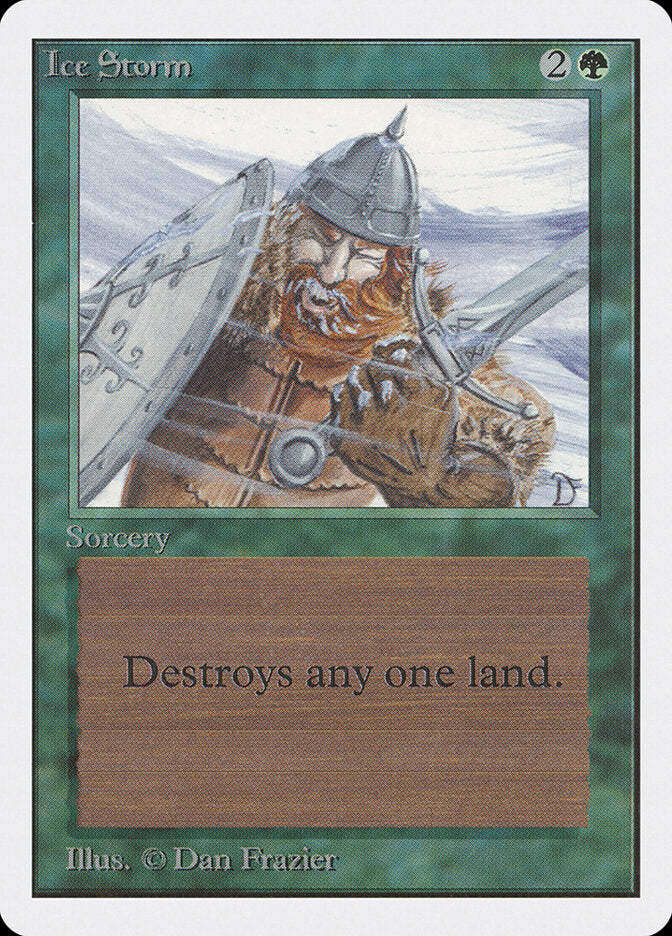 Ice Storm, Unlimited Edition Card Art