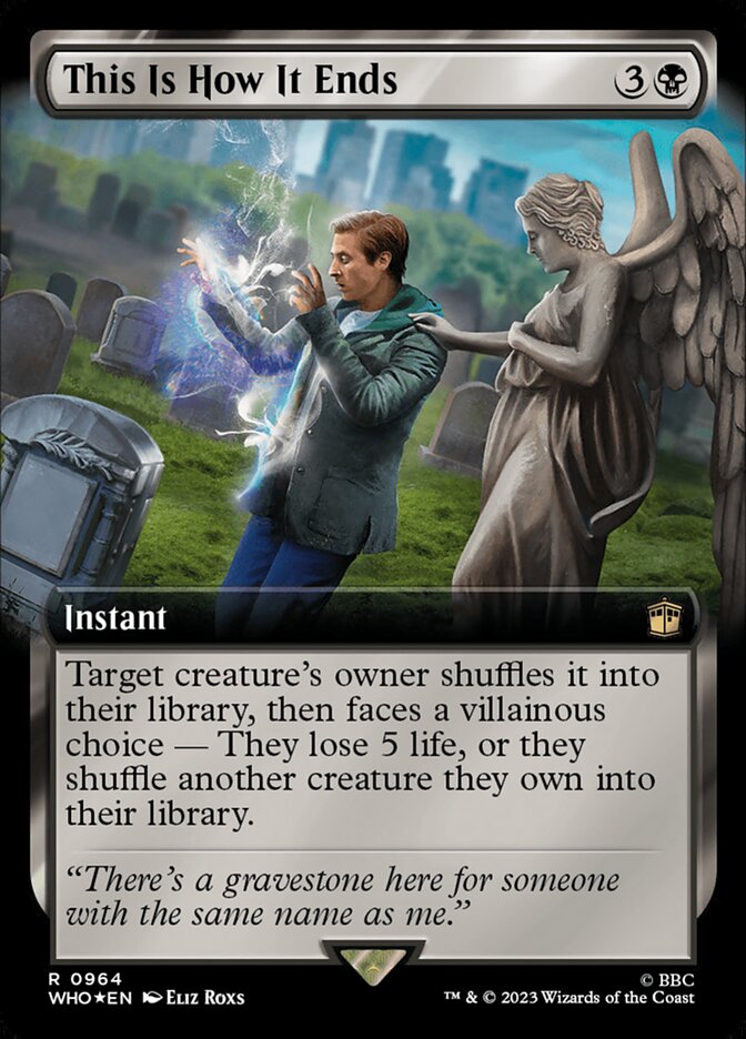 This Is How It Ends, Doctor Who Card Art