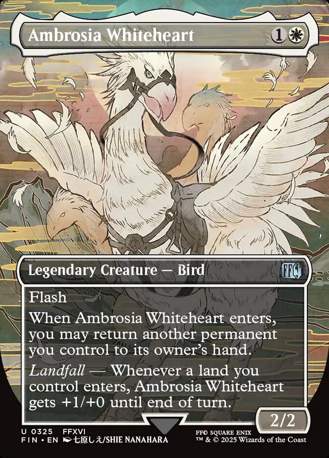 Ambrosia Whiteheart, Final fantasy Card Art