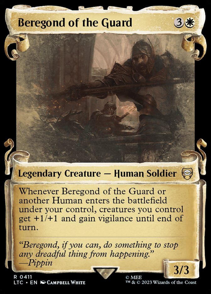 Beregond of the Guard, Tales of middle-earth commander Card Art