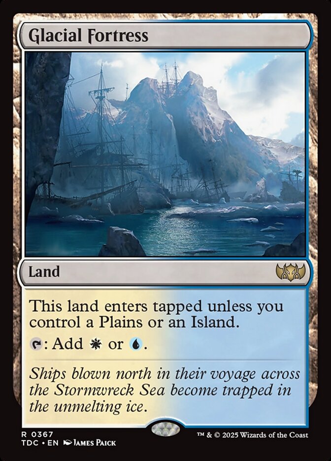 Glacial Fortress, Tarkir: Dragonstorm Commander Card Art