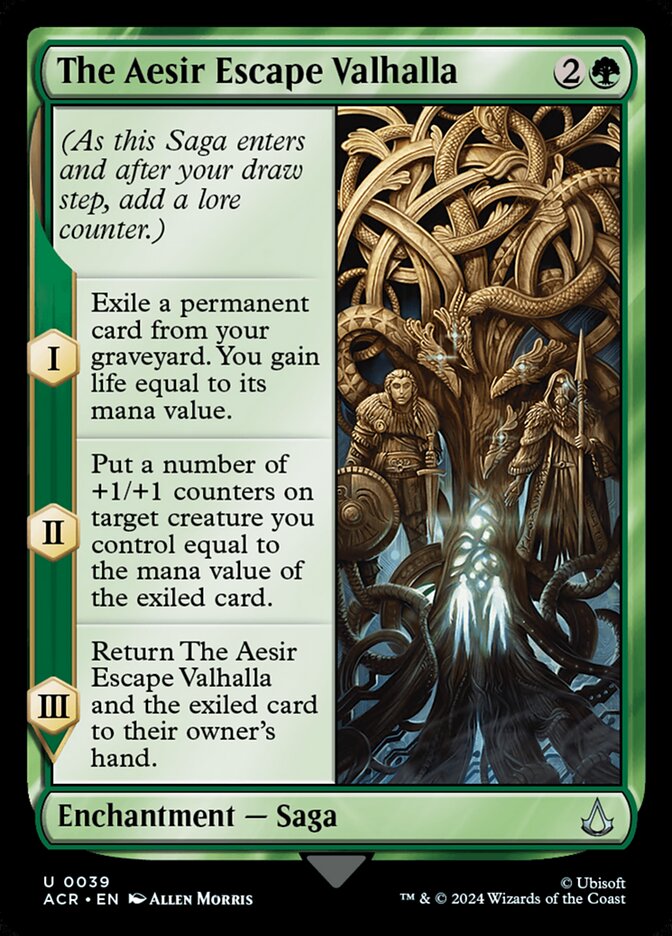 The Aesir Escape Valhalla, Assassin's creed Card Art