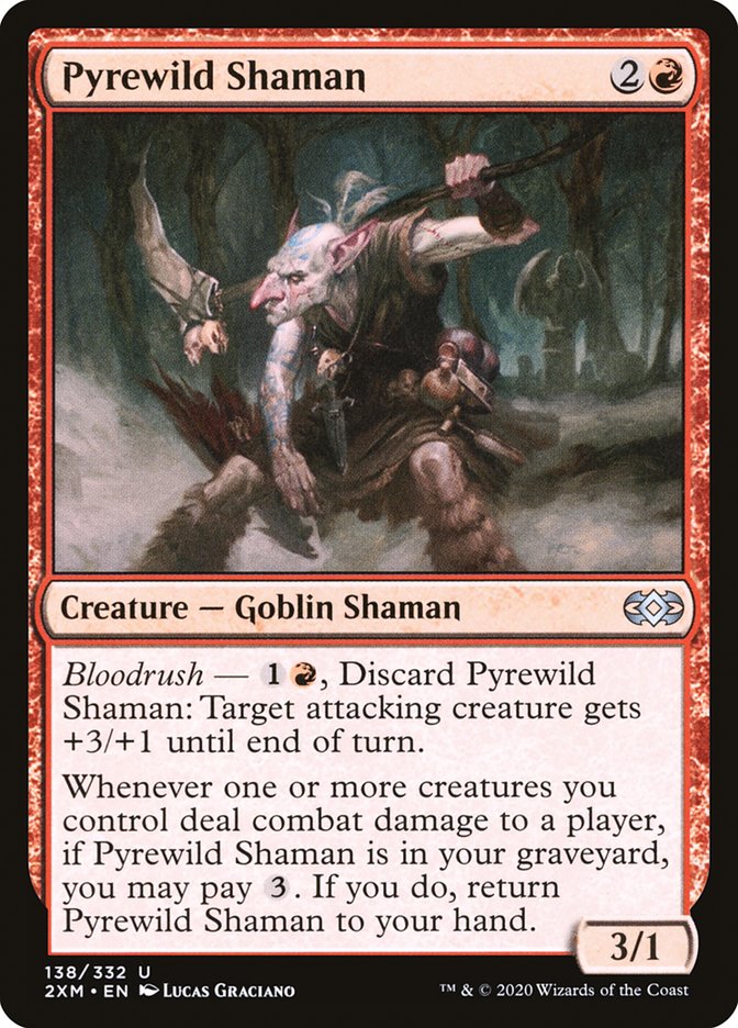 Pyrewild Shaman, Double masters Card Art