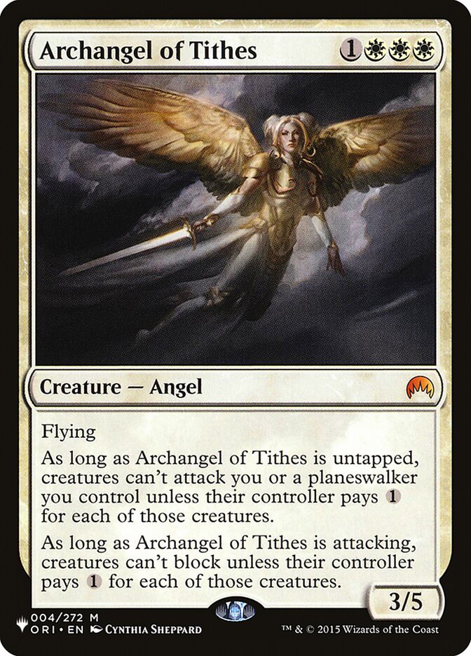 Archangel of Tithes, The List Card Art