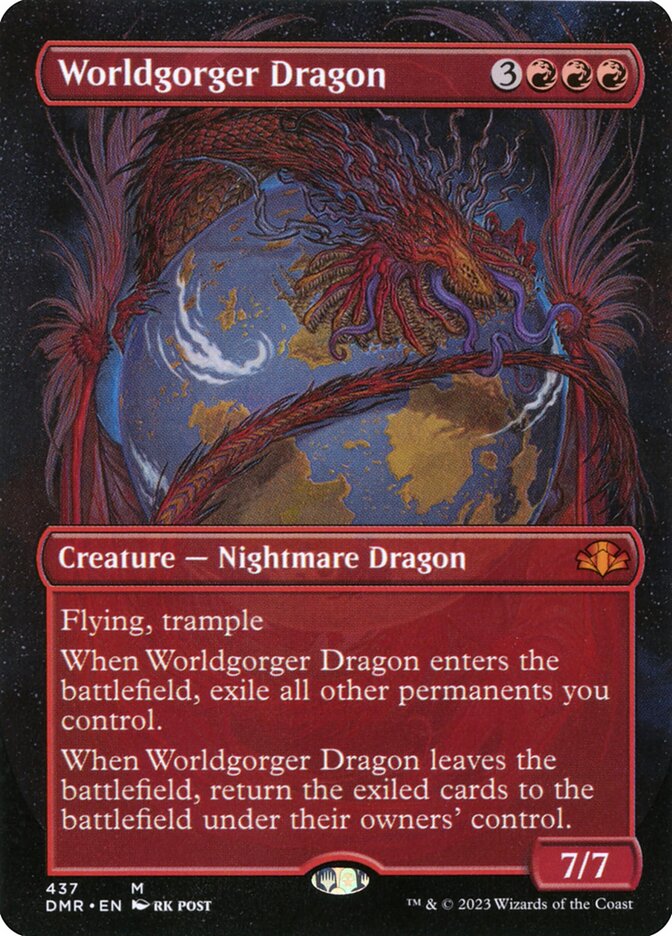 Worldgorger Dragon, Dominaria remastered Card Art