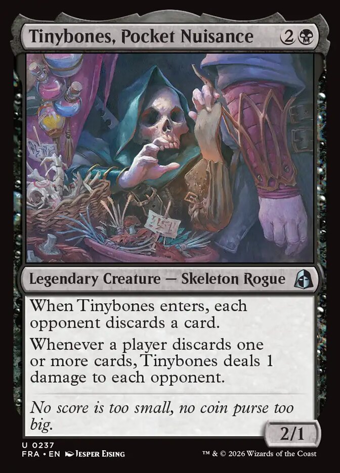 Tinybones, Pocket Nuisance, Reality Fracture Card Art