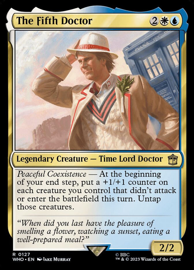 The Fifth Doctor, Doctor Who Card Art