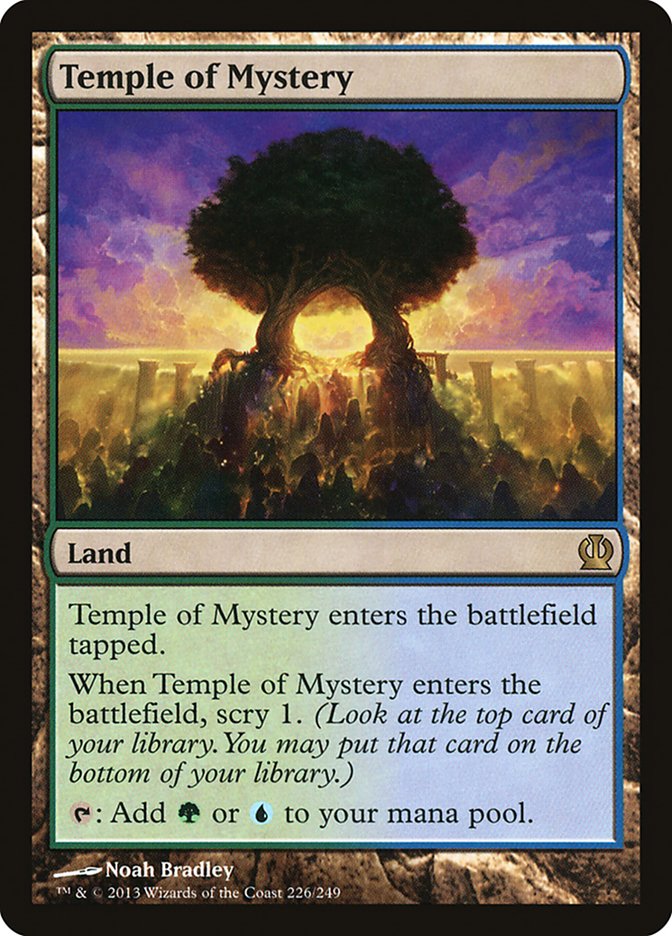 Temple of Mystery, Theros Card Art