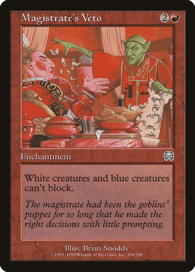 Magistrate's Veto - Foil