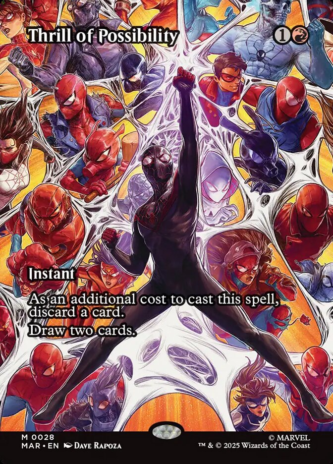 Thrill of Possibility, Marvel Universe Card Art