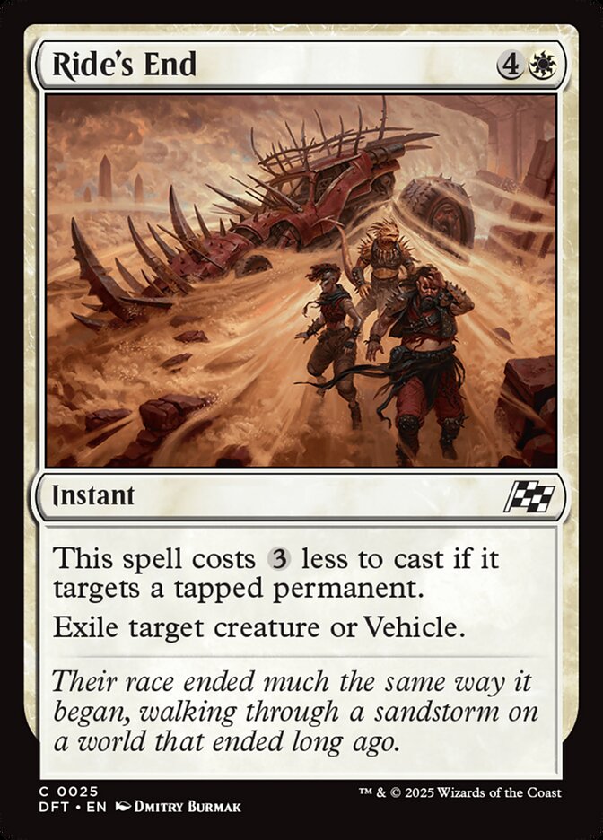 Ride's End, Aetherdrift Card Art