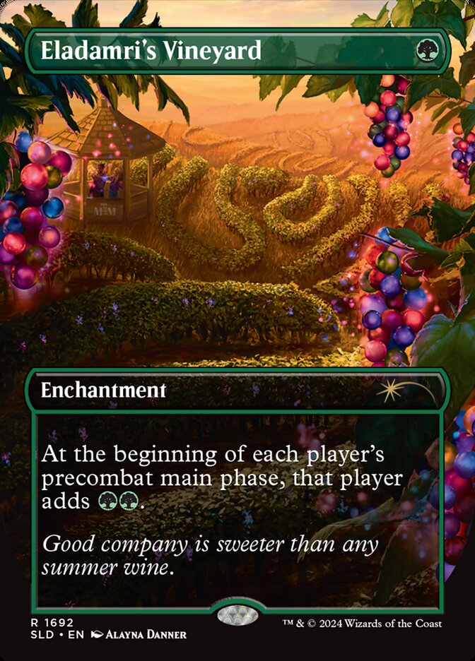 Eladamri's Vineyard, Secret Lair Drop Card Art