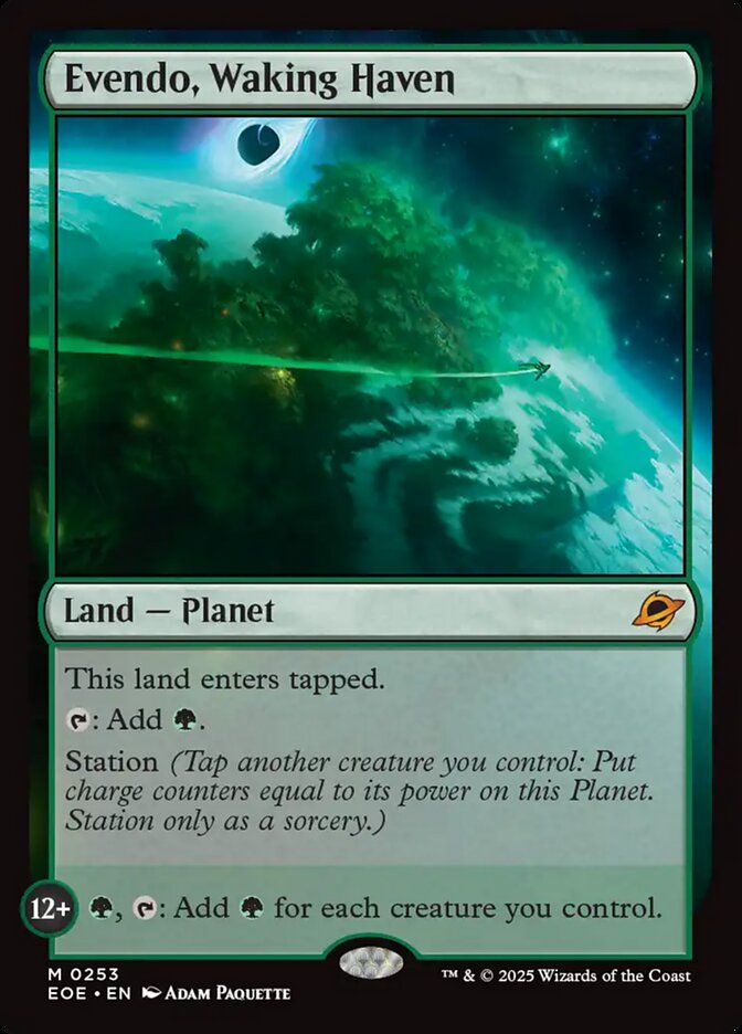 Evendo, Waking Haven, Edge of eternities Card Art
