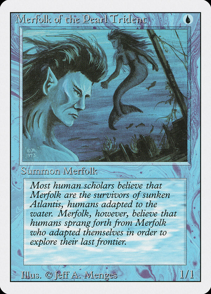 Merfolk of the Pearl Trident, Revised edition Card Art