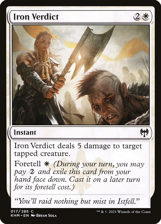 Iron Verdict, Kaldheim Card Art