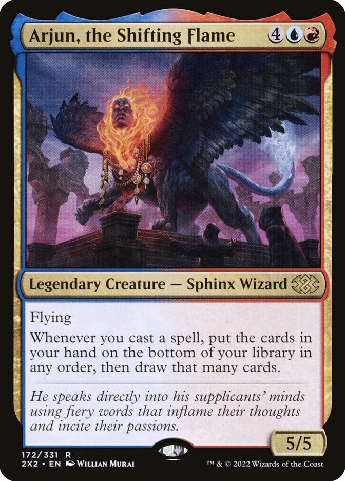 Arjun, the Shifting Flame, Double masters 2022 Card Art