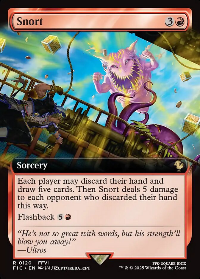 Snort, Final fantasy commander Card Art