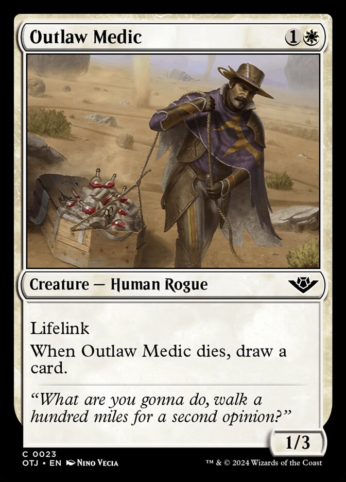 Outlaw Medic, Outlaws of thunder junction Card Art