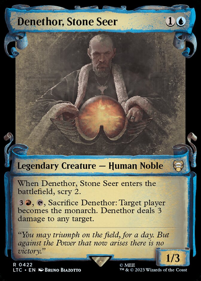 Denethor, Stone Seer, Tales of middle-earth commander Card Art