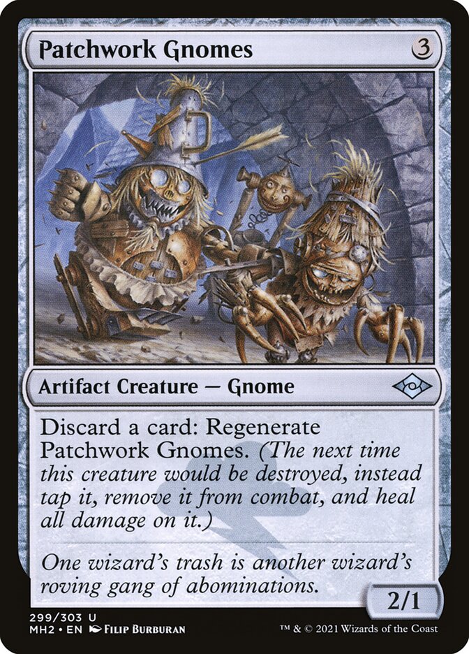 Patchwork Gnomes, Modern horizons 2 Card Art