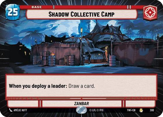 Shadow Collective Camp, Twilight of the Republic Card Art