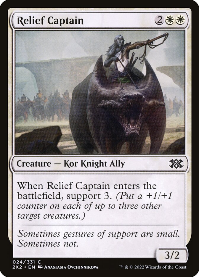 Relief Captain, Double masters 2022 Card Art