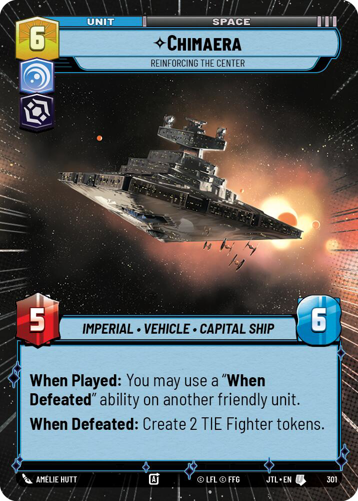 Chimaera, Reinforcing the Center, Jump to Lightspeed Card Art