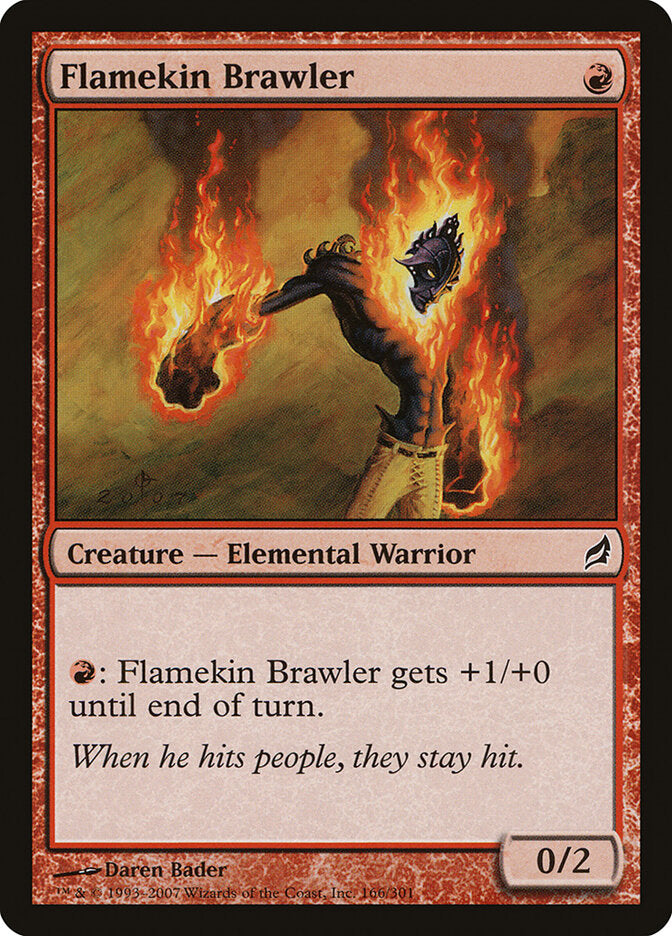 Flamekin Brawler, Lorwyn Card Art