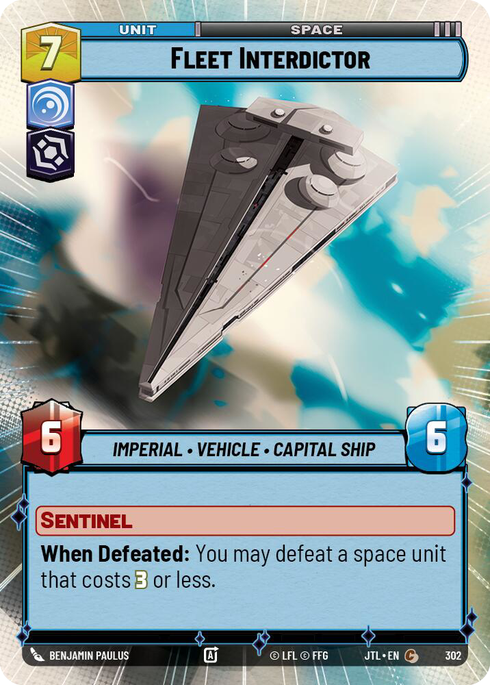 Fleet Interdictor, Jump to Lightspeed Card Art