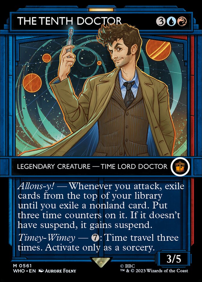 The Tenth Doctor, Doctor Who Card Art