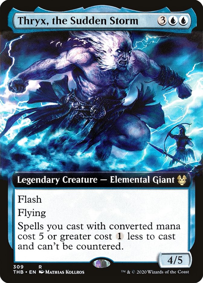 Thryx, the Sudden Storm, Theros beyond death Card Art