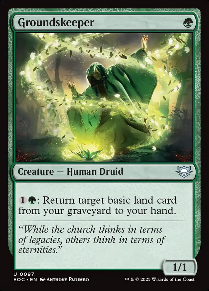 Groundskeeper, Edge Of Eternities Commander Card Art
