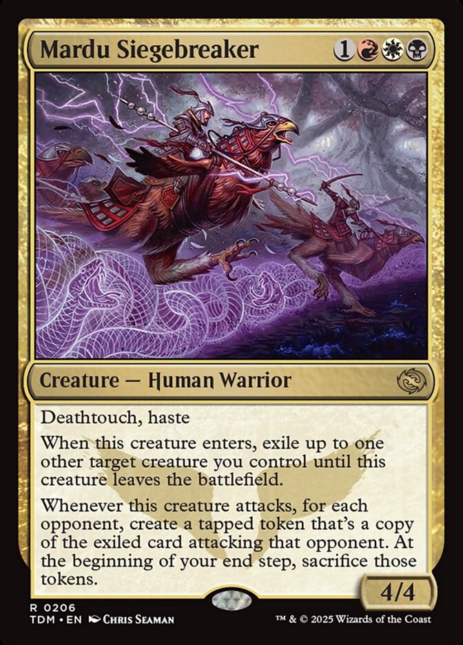 Mardu Siegebreaker, Tarkir: dragonstorm Card Art